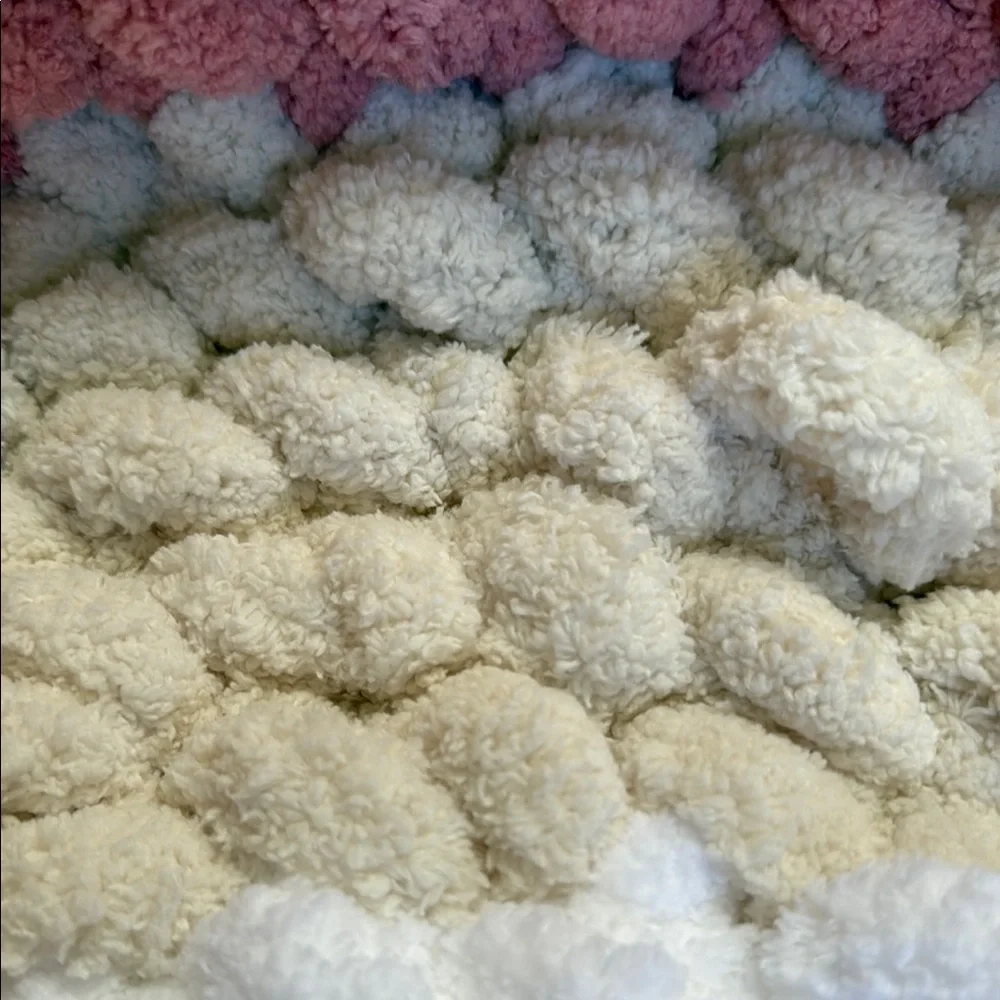 Pink and Cream Small Pet Bedding with Spiral Design